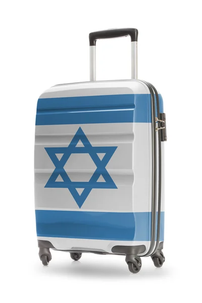 Koffer mit Nationalflagge drauf - Israel — Stockfoto