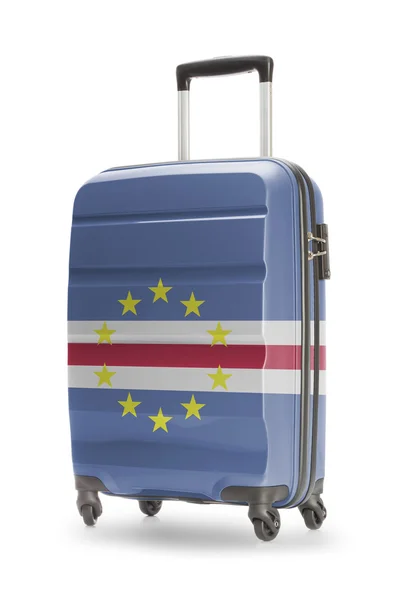 Resväska med nationella flagga på den - Kap Verde — Stockfoto
