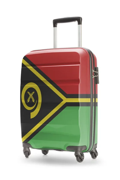 Suitcase with national flag on it - Vanuatu — Stock Photo, Image