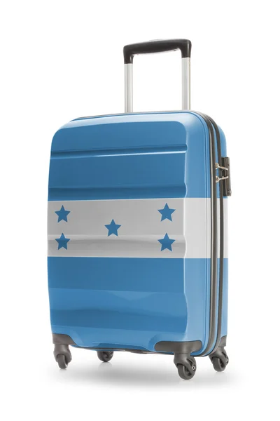 用上它-洪都拉斯国旗的手提箱 — 图库照片