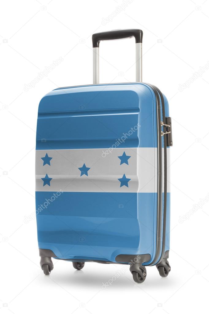 Suitcase with national flag on it - Honduras