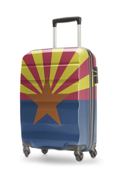Suitcase with US state flag on it - Arizona — Stock Photo, Image