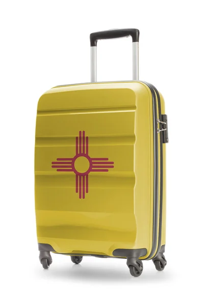 Resväska med oss ange flaggan på det - New Mexico — Stockfoto