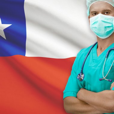 Cerrah ile arka plan serisi - Şili bayrağı