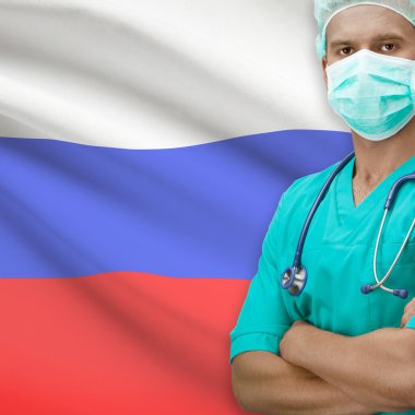 Cerrah ile arka plan serisi - Rusya bayrağı