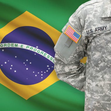 Amerikalı bir asker bayrağı serisi - Brezilya ile