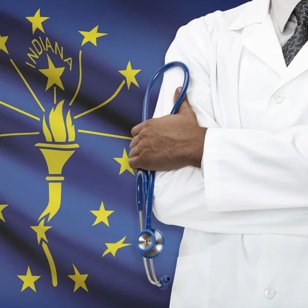 Concept of national healthcare series - Indiana — Stock Photo, Image