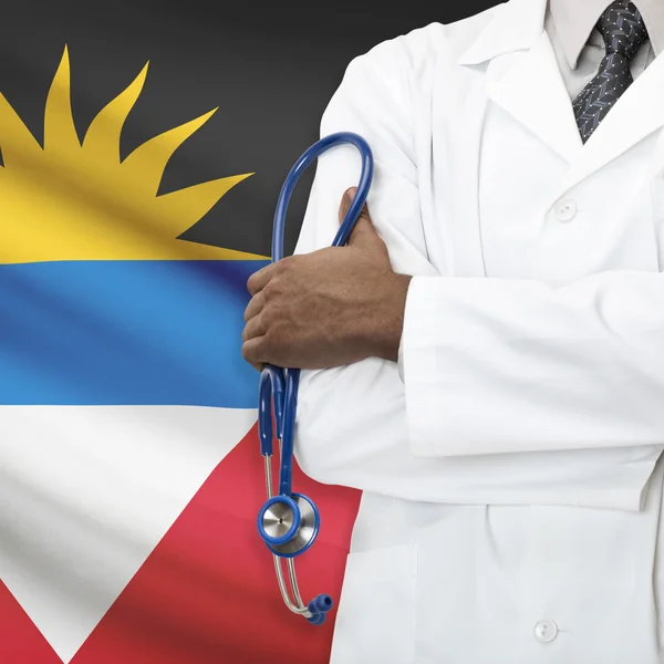 Concetto di serie di sanitari nazionali - Antigua e Barbuda — Foto Stock