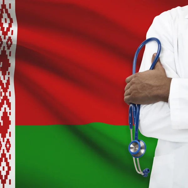 Koncepcja krajowej opieki zdrowotnej serii - Białoruś — Zdjęcie stockowe