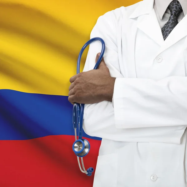 Concepto de la serie profesional de la salud nacional - Colombia — Foto de Stock