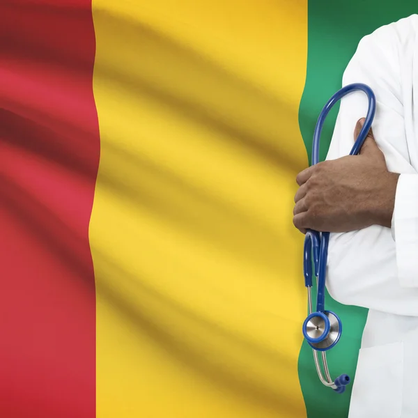 Концепция национального здравоохранения серии - Гвинея — стоковое фото