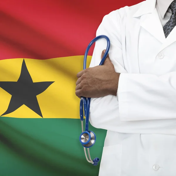 Koncepcja krajowej opieki zdrowotnej serii - Ghana — Zdjęcie stockowe