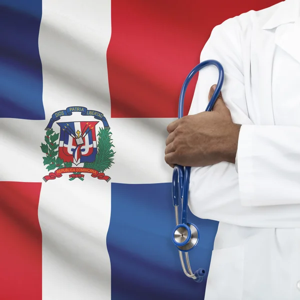 Concepto de la serie profesional de la salud nacional - República Dominicana —  Fotos de Stock
