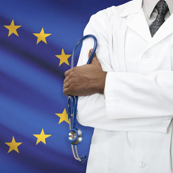 Концепция национального здравоохранения серии - Европейский союз - ЕС — стоковое фото