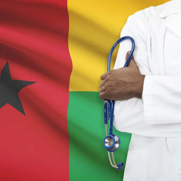 Koncepcja krajowej opieki zdrowotnej serii - Gwinea Bissau — Zdjęcie stockowe