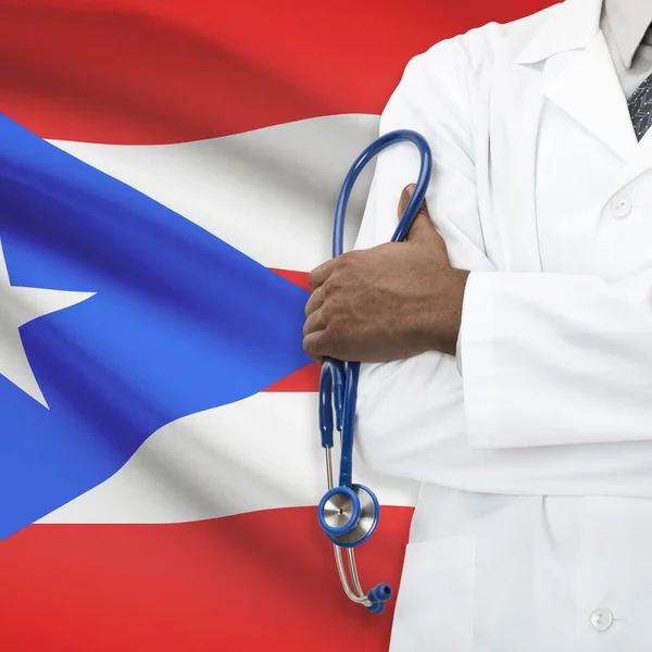 Koncepcja krajowej opieki zdrowotnej serii - Puerto Rico — Zdjęcie stockowe