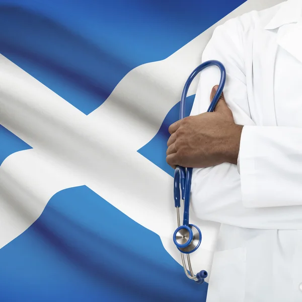 Koncept série národní zdravotní péče - Skotsko — Stock fotografie