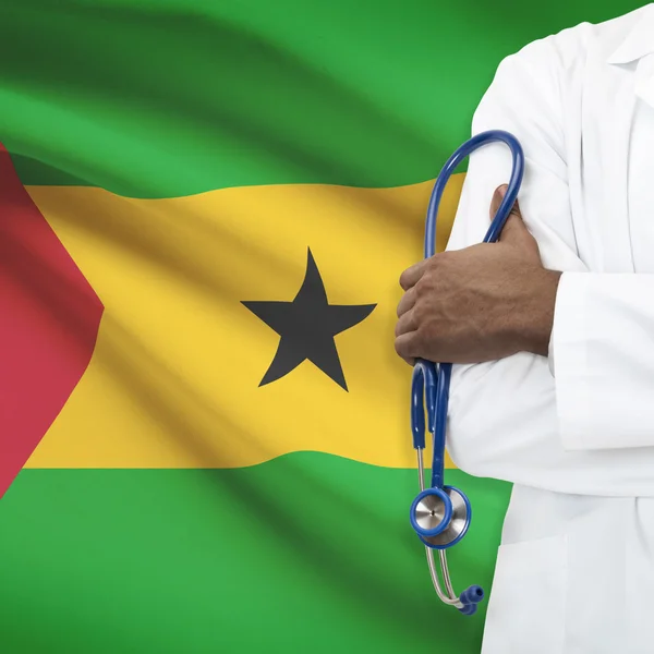 Conceito de série de saúde nacional - República Democrática de São Tomé e Príncipe — Fotografia de Stock