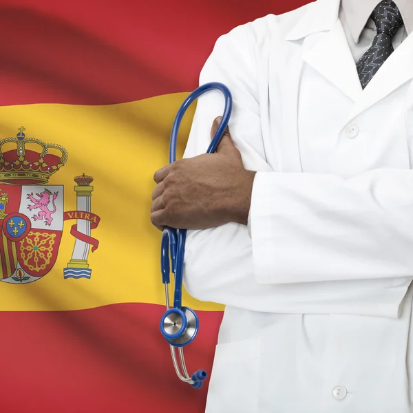 Concepto de la serie profesional de la salud nacional - España — Foto de Stock