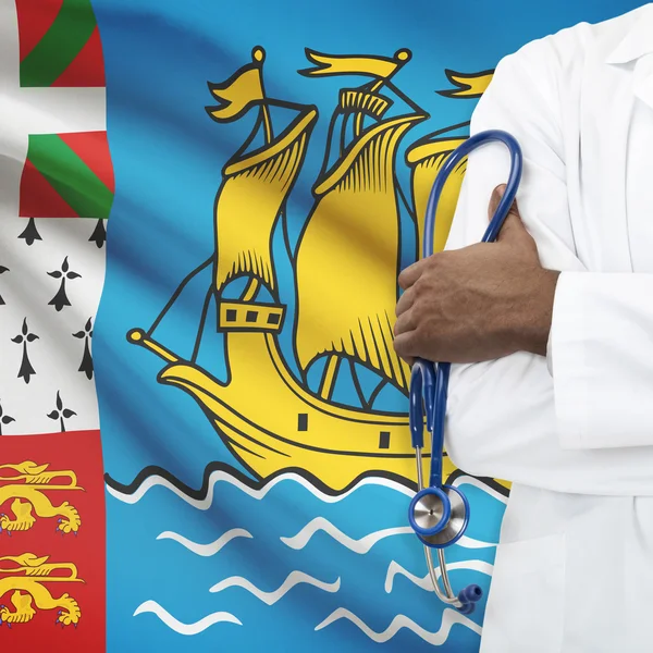 国家医疗保健系列-圣皮埃尔和密克隆群岛的概念 — 图库照片