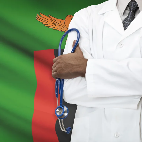 Concepto de la serie profesional de la salud nacional - Zambia —  Fotos de Stock