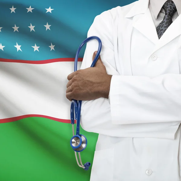Concept of national healthcare series - Uzbekistan — Stock Photo, Image