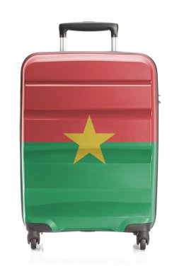 Ulusal bayrak serisi - Burkina Faso ile bavul