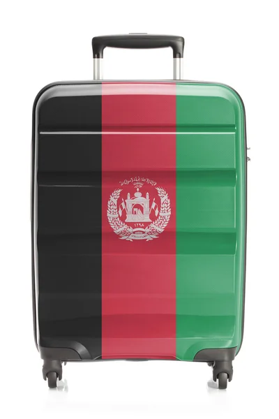 Koffer mit Nationalflagge Serie - Afghanistan — Stockfoto