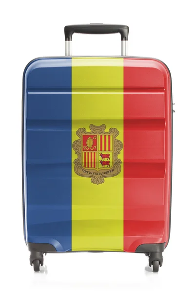 Suitcase with national flag series - Andorra — Stock Photo, Image