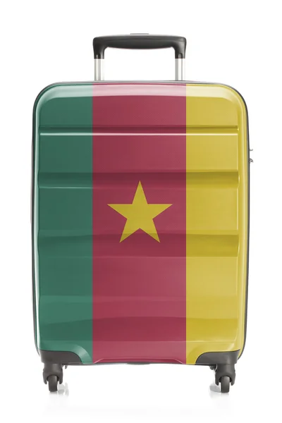 A nemzeti zászló sorozat - Kamerun bőrönd — Stock Fotó