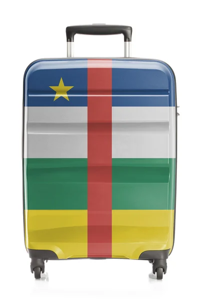 Koffer met nationale vlag serie - Centraal-Afrikaanse Republiek — Stockfoto