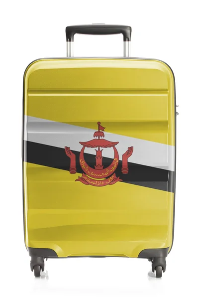A nemzeti zászló sorozat - Brunei bőrönd — Stock Fotó