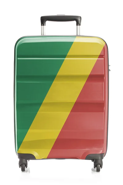 Suitcase with national flag series - Congo-Brazziville — Stock Photo, Image