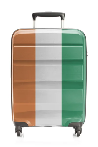 A nemzeti zászló sorozat - Elefántcsontpart bőrönd — Stock Fotó