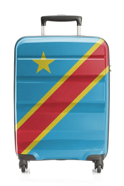 Koffer met nationale vlag serie - Congo-Kinshasa — Stockfoto