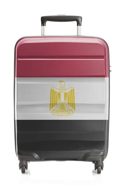 Valigia con serie di bandiera nazionale - Egitto — Foto Stock