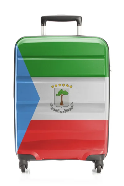Kufr s národní vlajkou series - Rovníková Guinea — Stock fotografie