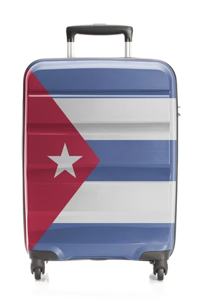 Walizka z serii flagi narodowej - Kuba — Zdjęcie stockowe