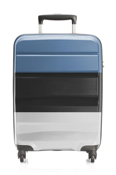 Suitcase with national flag series - Estonia — Φωτογραφία Αρχείου