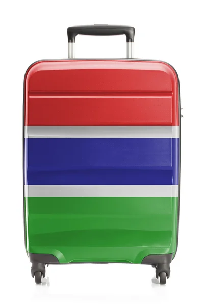 Bőrönd, nemzeti zászló sorozat - Gambia — Stock Fotó