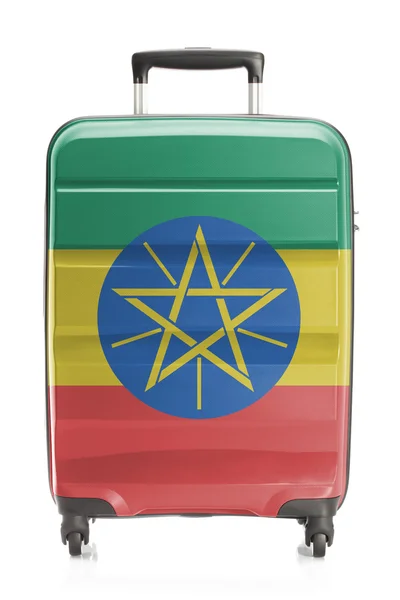 Koffer met nationale vlag serie - Ethiopië — Stockfoto