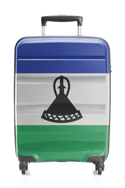 Valigia con serie di bandiera nazionale - Lesotho — Foto Stock