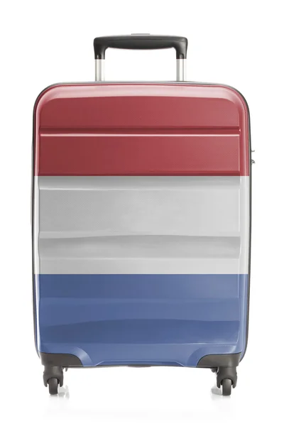 Bőrönd, nemzeti zászló sorozat - Hollandia — Stock Fotó