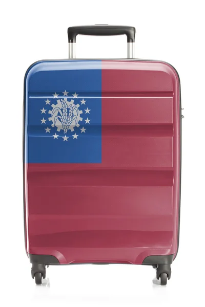 Suitcase with national flag series - Myanmar — Stock Photo, Image