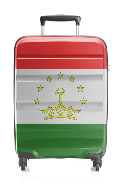 Koffer mit Nationalflagge Serie - Tadschikistan — Stockfoto