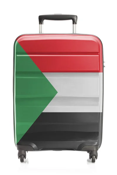 Koffer mit Nationalflagge Serie - Sudan — Stockfoto