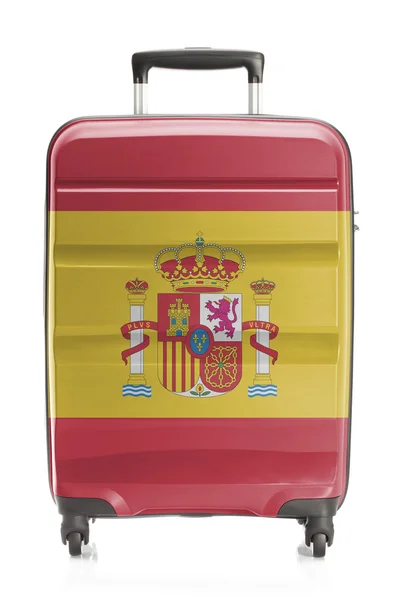 Suitcase with national flag series - Spain — Stock Photo, Image
