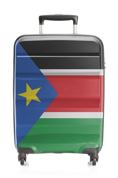 Koffer met nationale vlag serie - Zuid-Soedan — Stockfoto
