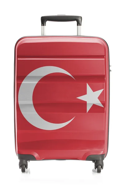 Чемодан с национальным флагом серии - Турция — стоковое фото