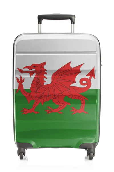Чемодан с национальным флагом серии - Уэльс — стоковое фото